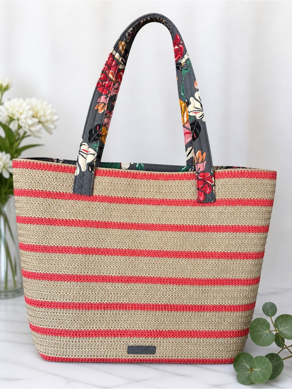 NWT Vera Bradley Coastal Paradise Tote Bag - Picture 3 of 3